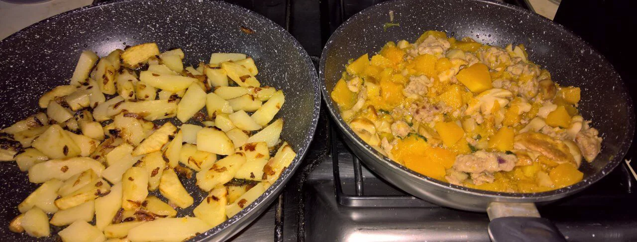 Stufato autunnale zucca e porcini